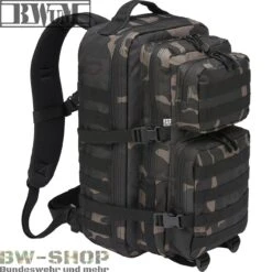 BWuM Windbreaker Sommer Mit Zipper 23 BWuM Windbreaker Sommer Mit Zipper -Bundeswehr Und Mehr Verkäufe BWuMAssaultPackdarkcamolarge1 wz min 5132 BWuM US Assault Pack Cooper Rucksack