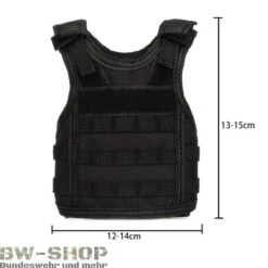 Polizei Kugelsichere Weste + Tasche Herren Schussweste ... -Bundeswehr Und Mehr Verkäufe Bierschutzwestemasse wz min 5250 Bierschutzweste Molle fuer Getraenke und Flaschen