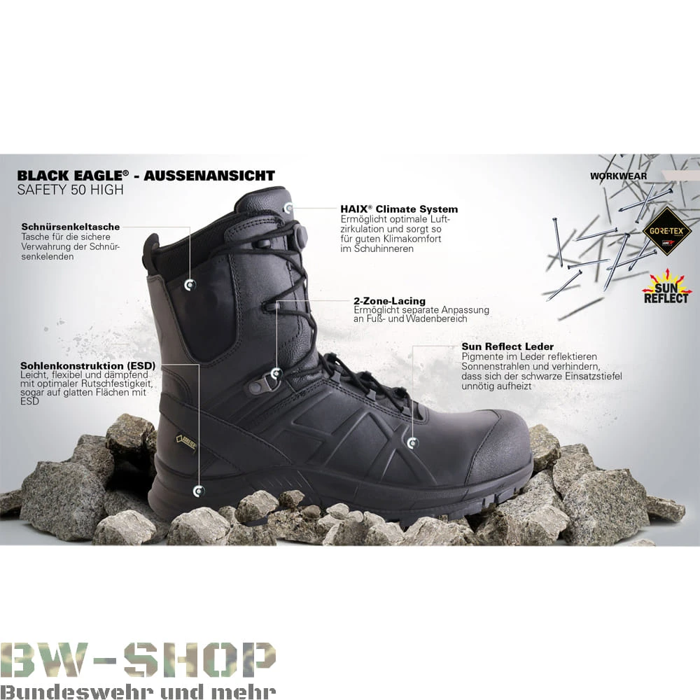 HAIX Bundeswehr Springerstiefel Para Mit Stahlkappe 4 HAIX Bundeswehr Springerstiefel Para Mit Stahlkappe – Bild 2