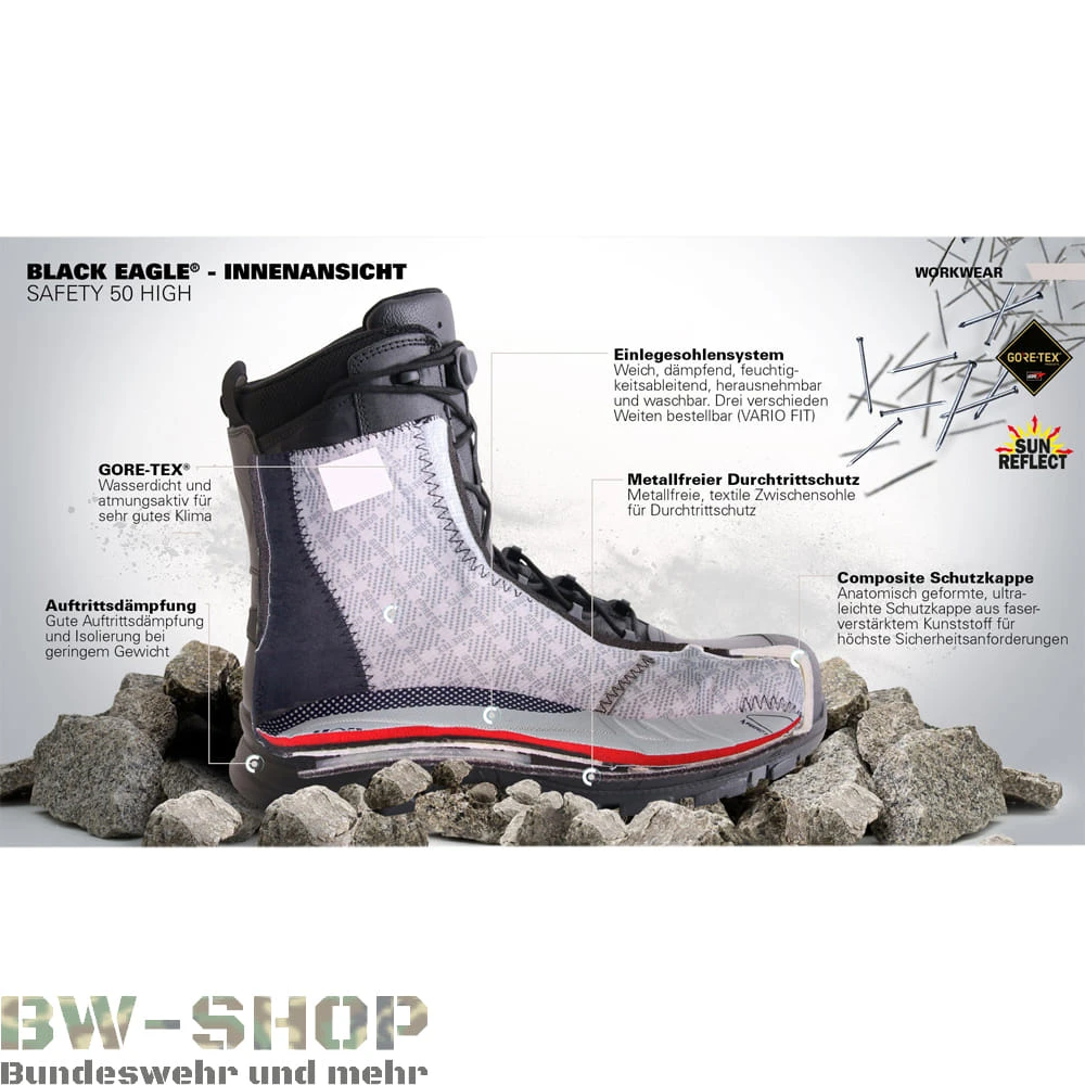 HAIX Bundeswehr Springerstiefel Para Mit Stahlkappe 5 HAIX Bundeswehr Springerstiefel Para Mit Stahlkappe – Bild 3