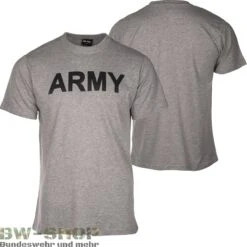 Mil-Tec Brandit US Hemd Ranger Langarm -Bundeswehr Und Mehr Verkäufe armytshirtgrau wz min 5244 US T Shirt Army bedruckt