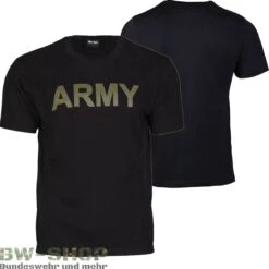 Mil-Tec Brandit US Hemd Ranger Langarm -Bundeswehr Und Mehr Verkäufe armytshirtschwarz wz min 5244 US T Shirt Army bedruckt