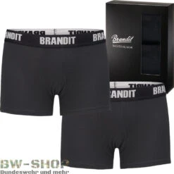 Brandit Bundeswehr T-Shirt Tropen Mit Flaggen & Klett -Bundeswehr Und Mehr Verkäufe boxershortsretroschwarzschwarz1000 4847 bw 4847 2er Pack Brandit Army Boxershorts Retro Bw Unterhose Boxer Shorts