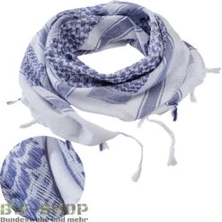 Brandit Original Bundeswehr Wintermütze -Bundeswehr Und Mehr Verkäufe branditscarfbluewhite1000 4406 bw 4406 Bundeswehr Shemagh Bw Halstuch Scarf Kopftuch Schal