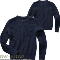 Brandit Original Bundeswehr Unterzieh Kälteschutz Steppfutter -Bundeswehr Und Mehr Verkäufe bwpulloverkidsnavyblau wz min 5262 Brandit Bundeswehr Pullover Kinder