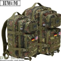 Brandit Molle Tasche Tactical -Bundeswehr Und Mehr Verkäufe bwumcooperflecktarnmediumlarge wz min 5633 BWuM US Assault Pack Cooper Rucksack Patch und Flaggen