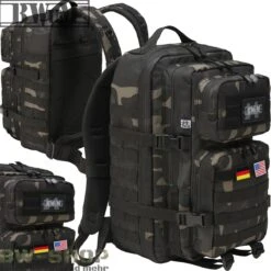 Brandit Molle Tasche Tactical -Bundeswehr Und Mehr Verkäufe bwumcooperpatchdarkcamolarge wz min 5633 BWuM US Assault Pack Cooper Rucksack Patch und Flaggen