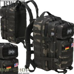 Brandit Molle Tasche Tactical -Bundeswehr Und Mehr Verkäufe bwumcooperpatchdarkcamomedium wz min 5633 BWuM US Assault Pack Cooper Rucksack Patch und Flaggen