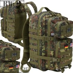 Brandit Molle Tasche Tactical -Bundeswehr Und Mehr Verkäufe bwumcooperpatchflecktarnlarge wz min 5633 BWuM US Assault Pack Cooper Rucksack Patch und Flaggen