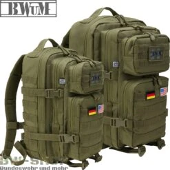 Brandit Molle Tasche Tactical -Bundeswehr Und Mehr Verkäufe bwumcooperpatcholivmediumlarge wz min 5633 BWuM US Assault Pack Cooper Rucksack Patch und Flaggen