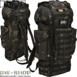 BWuM M65 Pure Vintage Shorts -Bundeswehr Und Mehr Verkäufe bwumkampfrucksackmolledarkcamo1 wz min 5705 BWuM Bundeswehr Kampfrucksack Molle 65L Patch und Flagge