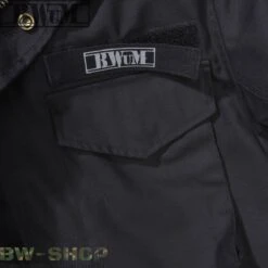 Brandit Tactical Performance Outdoor Jacke -Bundeswehr Und Mehr Verkäufe bwumm65jackeschwarzdetail2 wz min 5715 BWuM Feldjacke M65 Patch und Flaggen