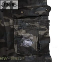 Brandit Hose Ray Vintage Slim Fit -Bundeswehr Und Mehr Verkäufe bwumshortsdetail3 wz min 5183 BWuM M65 Pure Shorts