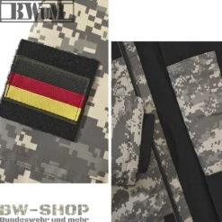 Brandit Windbreaker Sommer *2. Wahl* -Bundeswehr Und Mehr Verkäufe bwumtacticalwindbreakerdetailatdigital1 wz min 5324 BWuM Tactical Windbreaker Zipper Fleece Patch und Flaggen