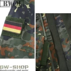 Brandit Windbreaker Sommer *2. Wahl* -Bundeswehr Und Mehr Verkäufe bwumtacticalwindbreakerdetailflecktarn1 wz min 5324 BWuM Tactical Windbreaker mit Zipper
