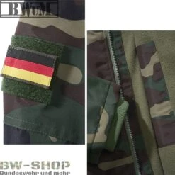 Brandit Windbreaker Sommer *2. Wahl* -Bundeswehr Und Mehr Verkäufe bwumtacticalwindbreakerdetailwoodland1 wz min 5324 BWuM Tactical Windbreaker mit Zipper