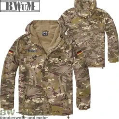 Brandit Windbreaker Sommer *2. Wahl* -Bundeswehr Und Mehr Verkäufe bwumtacticalwindbreakertacticalcamo wz min 5324 BWuM Tactical Windbreaker Zipper Fleece Patch und Flaggen