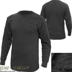 Brandit 1-3er Pack Original Bundeswehr Unterhose Lang Braun -Bundeswehr Und Mehr Verkäufe bwunterhemdplueschschwarz wz min 5696 Brandit Bundeswehr Unterhemd Winter mit Plueschfutter