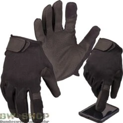 Mil-Tec Original Polizei Lederhandschuhe Winter Gefüttert *Neu* -Bundeswehr Und Mehr Verkäufe einsatzhandschuhetouchschwarz wz min 5331 Militaer Einsatzhandschuhe Touch