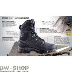 Haix Schuhcreme Neu 75ml -Bundeswehr Und Mehr Verkäufe gsg9xbeschreibung2 wz min 5648 Haix Polizei Einsatzstiefel Ranger GSG9 X Neuwertig 2W