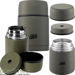 Esbit US Feldflaschenbecher / Deckel / Ständer -Bundeswehr Und Mehr Verkäufe isolierbehaelterfoodoliv750 wz min 5374 Esbit Edelstahl Isolierbehaelter Food