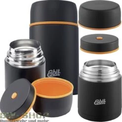 Esbit US Feldflaschenbecher / Deckel / Ständer -Bundeswehr Und Mehr Verkäufe isolierbehaelterfoodschwarz1000 wz min 5374 Esbit Edelstahl Isolierbehaelter Food