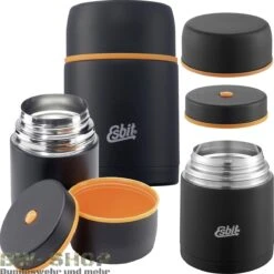 Esbit US Feldflaschenbecher / Deckel / Ständer -Bundeswehr Und Mehr Verkäufe isolierbehaelterfoodschwarz750 wz min 5374 Esbit Edelstahl Isolierbehaelter Food