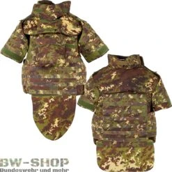 Militär Jagd- Und Anglerweste -Bundeswehr Und Mehr Verkäufe italienschutzwestesk4vegetato wz min 5758 Original Italienische Armee Schutzweste SK4