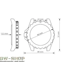 Brandit M65 Feldhose Vintage Trouser *2. Wahl* -Bundeswehr Und Mehr Verkäufe khsshootermk2gehaeusemasse 5052 KHS Shooter MKII XTAC Einsatzuhr Analog bw 5052 KHS Shooter MKII XTAC Einsatzuhr Analog