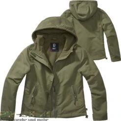Titelseite -Bundeswehr Und Mehr Verkäufe ladywindbreakerfleecefutterzipperoliv wz min 5280 Brandit Windbreaker Fleecefutter mit Zipper Damen