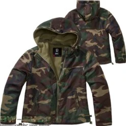 Brandit Engelbert Strauss Arbeitsjacke -Bundeswehr Und Mehr Verkäufe ladywindbreakerfleecefutterzipperwoodland wz min 5280 Brandit Windbreaker Fleecefutter mit Zipper Damen