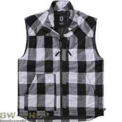 Brandit Militär Plate Carrier Plattenträger Weste -Bundeswehr Und Mehr Verkäufe lumbervestweissschwarz wz min 5694 Brandit Lumber Weste gefuettert