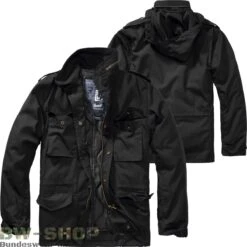 Brandit Feldjacke M65 Giant -Bundeswehr Und Mehr Verkäufe m65standardjackeschwarz wz min 5275 Brandit US Feldjacke M65 Standard RipStop Limited Edition