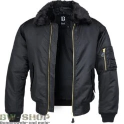 Brandit US Feldjacke M65 Standard Damen -Bundeswehr Und Mehr Verkäufe ma2jackeschwarz wz min 5692 Brandit US Fliegerjacke MA2 mit Fellkragen