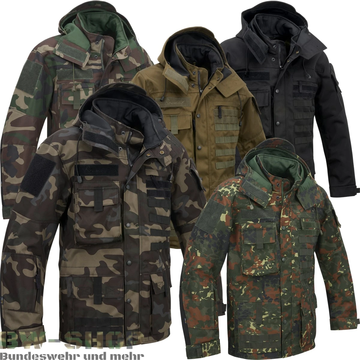 Brandit Original Bundeswehr Komplett Set Flecktarn 5-Farben 3 Brandit Original Bundeswehr Komplett Set Flecktarn 5-Farben