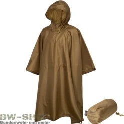 Brandit BWuM Windbreaker Sommer Mit Zipper -Bundeswehr Und Mehr Verkäufe ponchocoyotemitbeutel wz min 4127 Bundeswehr Poncho RipStop