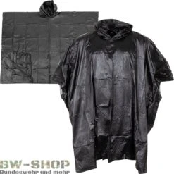 Original Bundeswehr Gore-Tex Nässeschutz Flecktarn -Bundeswehr Und Mehr Verkäufe ponchovinylschwarz wz min 5243 Militaer Poncho Vinyl