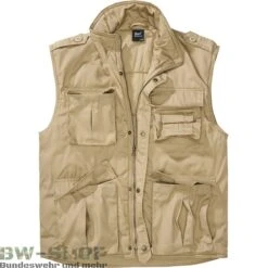 Brandit Polizei Kugelsichere Weste Herren Sitek SK1 Schutzweste -Bundeswehr Und Mehr Verkäufe rangerwestekhaki wz min 4739 US Rangerweste Gefuettert