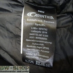 Militär Thermomatte Faltbar -Bundeswehr Und Mehr Verkäufe schlafsackschwarz1000 6 4766 4766 Original Bundeswehr Carinthia KSK Schlafsack Winter Zubehoer Bw Daunenschlafsack schwarz