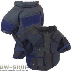 Original Bundeswehr Plattenträger Weste -Bundeswehr Und Mehr Verkäufe schlagundstichschutzwesteblau wz min 5192 Polizei Schlag und Stichschutzweste
