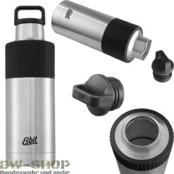 Esbit Tactical Foodpack Notration -Bundeswehr Und Mehr Verkäufe sculptormitmanschetteblank wz min 5372 Esbit Isolierflasche Sculptor Standard Mouth mit Manschette 1 0L