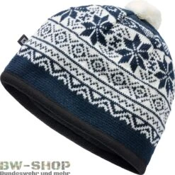 Brandit Norweger Cardigan Jacke -Bundeswehr Und Mehr Verkäufe snowcapblau wz min 5285 Brandit Norweger Snow Cap Pudelmuetze