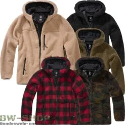 Titelseite 15 Brandit Teddyfleece Worker Jacke Mit Kapuze