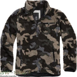 Brandit Windbreaker Mit Fleecefutter -Bundeswehr Und Mehr Verkäufe teddyfleecetroyerdarkcamo 4890 Brandit Teddyfleece Troyer Winter Pullover mit Fleece Futter bw 4890 Brandit Teddyfleece Troyer Winter Pullover mit Fleece Futter