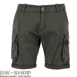 Alpha Industries BWuM Badeshorts / Swimshorts Basic -Bundeswehr Und Mehr Verkäufe vorne wz 5923 Alpha Industries Crew Short 3