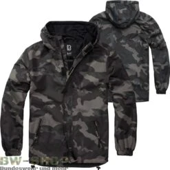 Brandit BWuM Tactical Windbreaker Zipper Fleece + Patch & Flagg... -Bundeswehr Und Mehr Verkäufe windbreakersommerfrontzipdarkcamo wz min 5303 Brandit Windbreaker Sommer mit Zipper Limited Edition