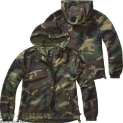 Brandit BWuM Tactical Windbreaker Zipper Sommer + Patch & Flagg... -Bundeswehr Und Mehr Verkäufe windbreakersommerzipdamenwoodland wz min 5274 Brandit Windbreaker Sommer mit Zipper Damen