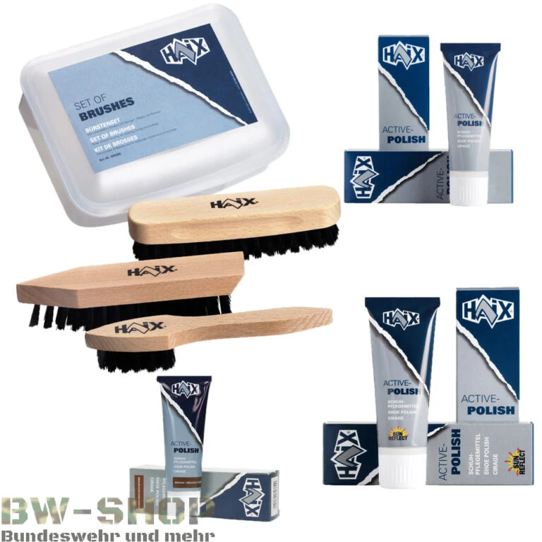 Titelseite -Bundeswehr Und Mehr Verkäufe haixschuhbuerstensetschuhcreme1000 4620 bw 4620 Haix Schuhputzzeug 5 tlg inkl Schuhcreme und Box 768x768 1